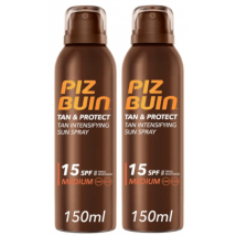 Piz Buin Tan & Protect Spray Solar Intensificador FPS 15 2x150 ml