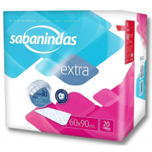 Sabanindas Extra Protect 60 x 90 cm 20 Unidades