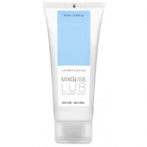 Mixgliss Lub Gel Lubrifiant Nature 70ml - Classique, Hydratation intense, Hypoallergénique -