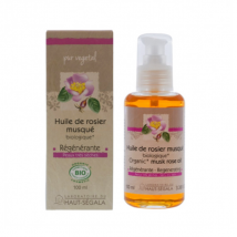 Haut-Ségala Les Huiles Végétales de Rosier Musqué Vierge Biologique 100ml - Hydratant et Nourrissant - pour Peau Mature, Peau Sèche à Très Sèche