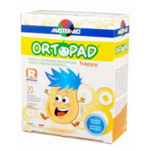 Master Aid Ortopad Parche Ocular Regular Happy 20 uds