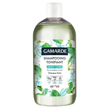 Gamarde Capillaire Shampoing Tonifiant Menthe Poivrée Bio 500ml - Rafraîchissant et Vivifiant -