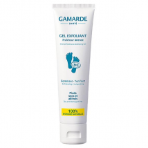 Gamarde Podologie Gel Exfoliant Fraîcheur Intense Bio 100ml - Grains Exfoliants - pour Peau Sèche à Très Sèche