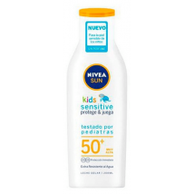 Nivea Sun Sensitive Latte Solare Bambini Proteggi e Gioca SPF50+ 200 ml