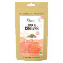 Valebio Graine de Chanvre Décortiquée Bio 200g Vegan