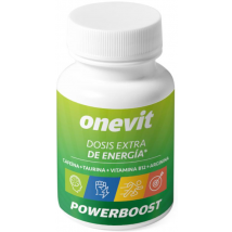 Onevit Powerboost Energía con Cafeína, Taurina, Arginina y Vit. B12 45 Cápsulas