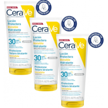 Loção Hidratante Protetora Invisível CeraVe FPS 30 3x75 ml