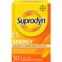 Supradyn Energy Vitaminas, Minerales y Energía Diaria 30 Comprimidos