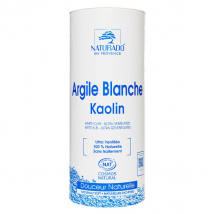 Naturado Argile Blanche 300g - Apaisant et Anti-irritation, Purifiant et Matifiant -