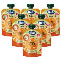 Hero Solo Bolsita de Patata Dulce, Manzana y Plátano 6x100 gr