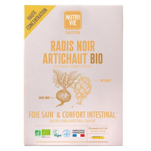 Nutrivie Radis Noir Artichaut Bio 20 ampoules Vegan