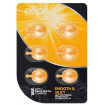 Ellips Vitamina Capilar Cabello Suave y Sedoso Pro-Keratina Amarilla 6 uds