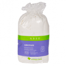 Marque Verte Abso Absopads Rectangles Coton 8cm x 10cm Non Stérile 200 pièces - Hydrophile, 100% coton, Douceur -