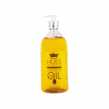 Les Petits Bains de Provence Huile de Douche Argan 1L - Nourrissant, Apaisant et Anti-irritation, Hydratant - pour Peau Sèche à Très Sèche