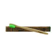 Sagyène Brosse à Dents Bambou Adulte Verte - Souple -