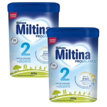 Lait de suite Humana Baby Miltina 2 Probalance 2 x 800 g