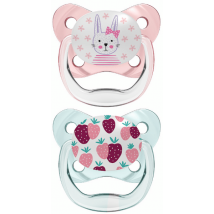 Prevent Sucette Pink Butterfly Shield 0-6m 2 unités