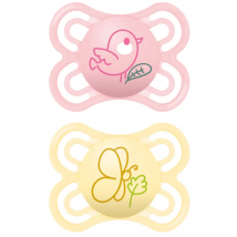 Sucette MAM Perfect rose mat 2-6 mois (lot de 2)