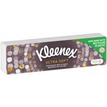 Pañuelos Bolsillo Kleenex Ultrasoft 10 Paquetes