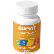 Onevit Vitalidad Multivitaminas y Minerales + CoQ10 45 Cápsulas
