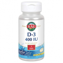 Kal Vitamine D3 10 mcg 100 capsules
