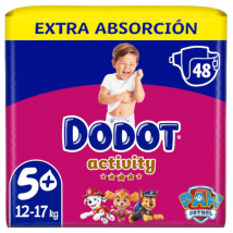 Pannolini Dodot Activity Extra T5+ (12-17 Kg) 48 unità