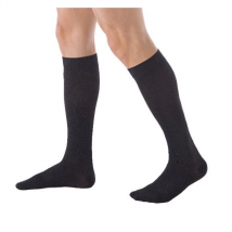 Sigvaris Dynaven Fin Homme Chaussettes Classe 2 Long Taille S- Noir - Pieds Fermés -