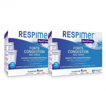 Lot de 2 - RESPIMER NetiFlow - Recharges 16 Sachets pour Irrigation Nasale