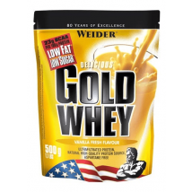 Weider Proteínas Gold Whey Sabor Vainilla 500 gr