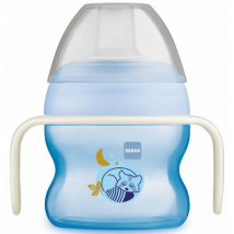 MAM Day&Night Spill-Proof Learning Cup +4 Months Blue 150 ml