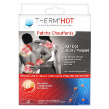 Bausch & Lomb Therm°Hot Patch Chauffant Cou Dos Épaule et Poignet Lot de 2