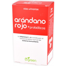 b.green Arándano Rojo+Probióticos 30 Cápsulas