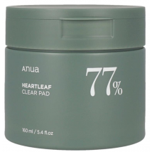 Anua Heart Leaf 77% Toner Almohadillas Limpiadoras 160 ml