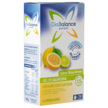Diabalance Gel Glucosa Absorción Rápida Limón 4 Sobres