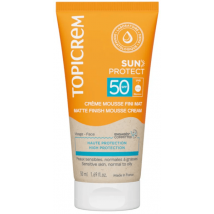 Creme Mousse Protetor Solar Topicrem com Acabamento Mate FPS 50 50 ml