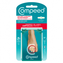 Compeed Pansements Ampoules aux Orteils 8 unités - Waterproof, Protecteur -