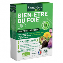 Santarome Bio - Bien-Être du Foie Bio - Confort Digestif - 30 gélules Vegan