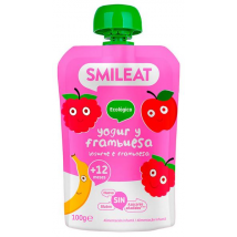 Smileat Pouch Yogur y Frambuesa ECO +9m 100 gr