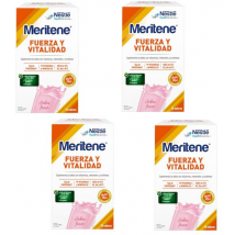 Meritene Fuerza y Vitalidad Polvo Fresa 4x15 Sobres