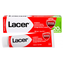 Pasta de dentes anti-placa Lacer 125 ml + 25 ml