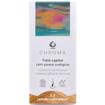 Chroma Tinte Capilar Natural Castaño Claro Dorado 5.3 100 gr