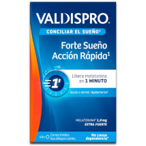 Valdispro Melatonina Forte Sueño Acción Rápida 40 Comprimidos