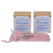 Coup D'Eclat Boites d'Ampoules Lot 2 x 3 unités + 1 Kit Pinceau Offert