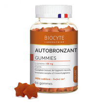 Biocyte Autobronzant Gummies Hâle Sublimé Vitamines, Cuivre 60 gummies