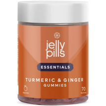 Jelly Pills Cúrcuma y Jengibre Sabor Naranja 70 Gummies