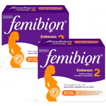 Femibion 2 Embarazo Mujer Multivitaminas con Ácido Fólico 2x28 Cápsulas y 28 Comprimidos