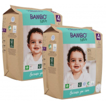 Bambo Nature Pañales T4 (7-14 Kg) 2x24 uds