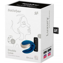 Satisfyer Double Love Blue + aplicativo gratuito