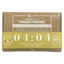 Lov'FROG Coffret Fondant Parfumé Parfum d'Ambiance 04:04 Hespéridé Poudré Cologne Bio 6 unités