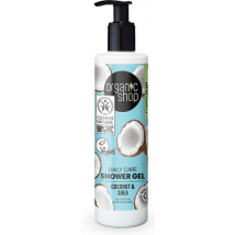 Organic Shop Gel Douche Soin Quotidien Noix de Coco et Beurre de Karité 280 ml